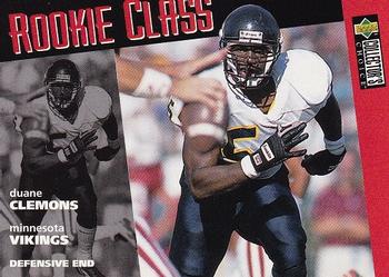 Duane Clemons Minnesota Vikings 1996 Upper Deck Collector's Choice NFL Rookie Card - Rookie Class #14